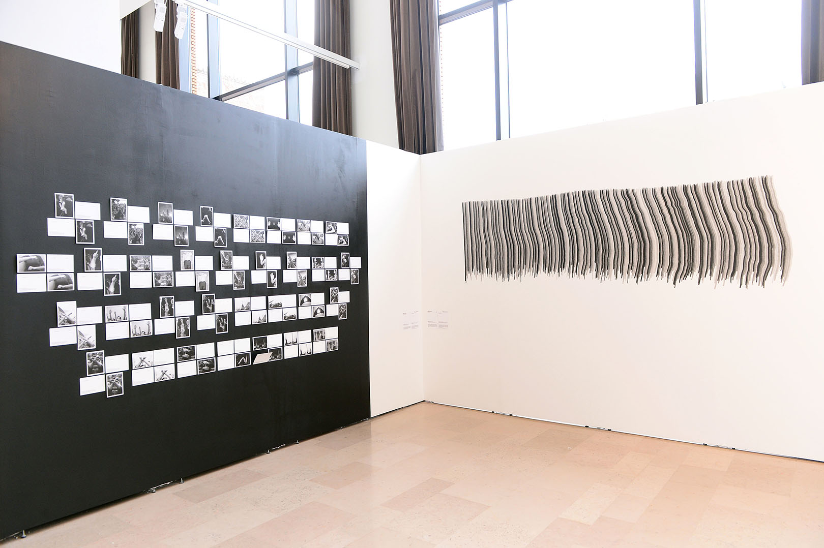 Marianne Mispelaëre, installation 62e Salon de Montrouge 2017 ©Starface Frederic Garcia